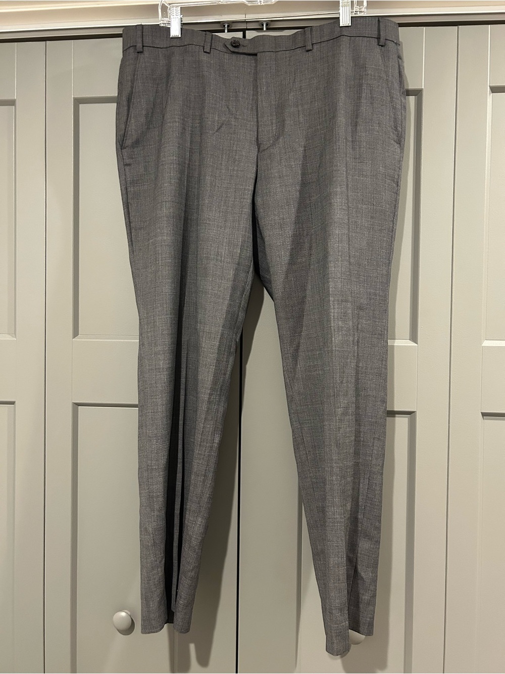 Lauren Ralph Lauren Men's Classic Gray Dress Pants 100% wool